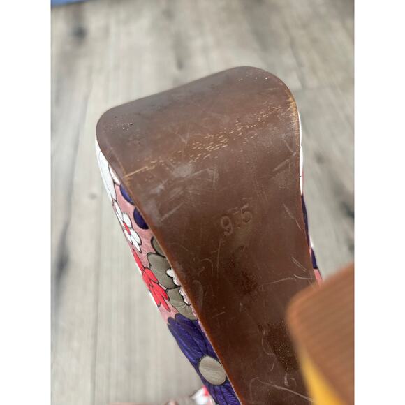 Jeffrey Campbell puff floral Lita boots size 9.5 RARE print - Picture 8 of 10